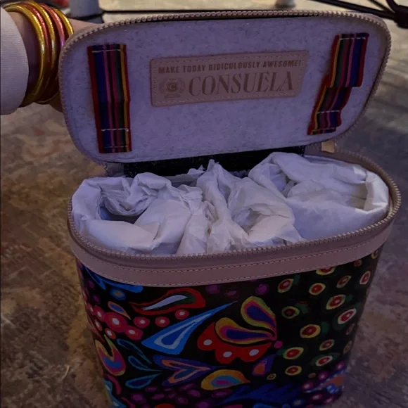 Consuela Vibrant Patterned Cosmetic Case - Picture 3 of 3